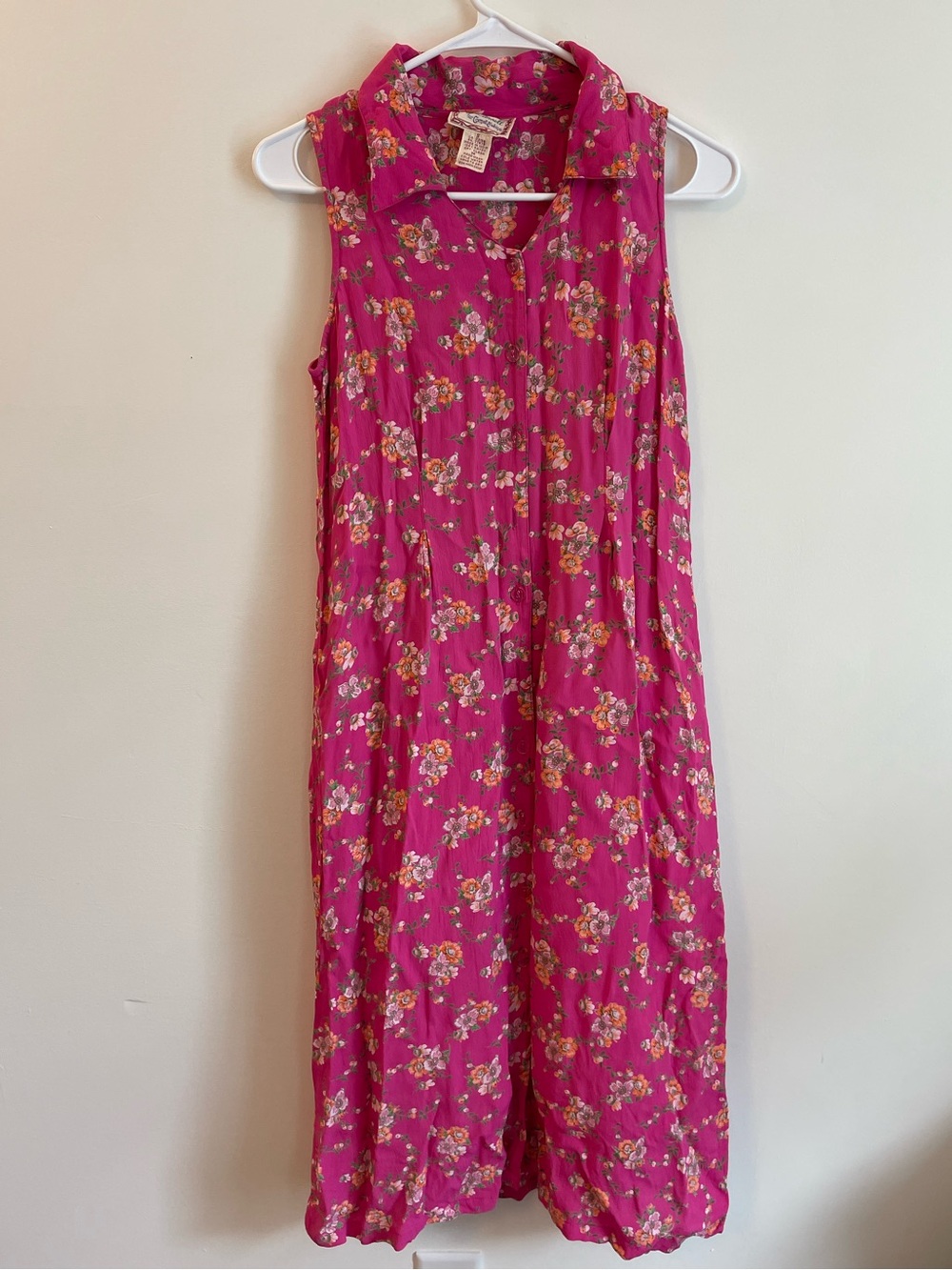 April Cornell Vtg 1990s Floral Cottegecore Maxi Dress S Eclectic Maximalist